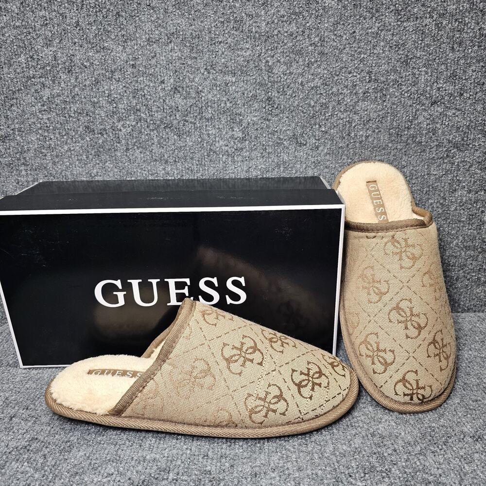 Guess Men's Xellen Branded Casual Fashion Slippers Size 7 Men